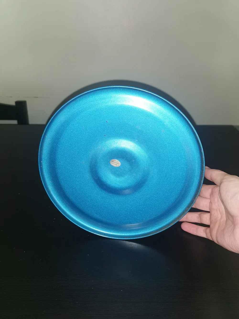 Vintage Dietz #80 Blizzard Hurricane Oil Lamp Lantern Blue‎